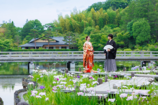 華雅苑立川店_【和装 4月～７月】新緑　日本庭園など（昭和記念公園）
