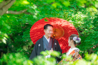 華雅苑立川店_【和装 4月～７月】新緑　日本庭園など（昭和記念公園）