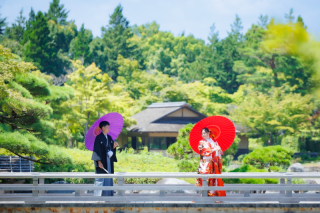 華雅苑立川店_【和装 4月～７月】新緑　日本庭園など（昭和記念公園）