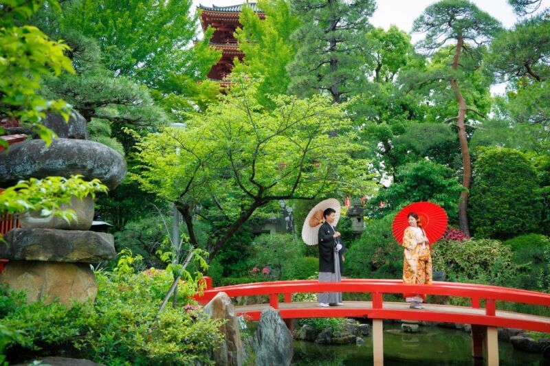 【7/1~8/16平日】夏限定データ満足180枚✨和装2着ロケスタ87,000円◇高幡不動尊◇ウェルカムボード付き‼️
