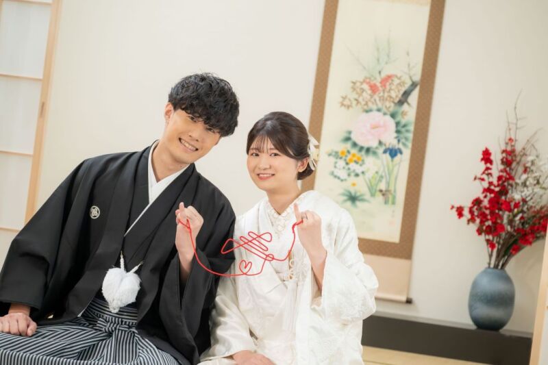 【2/1～3/15撮影限定】梅の花・菜の花・河津桜などお好きなお花とスタジオで撮影ができる♡和装２着99,000円／230カット