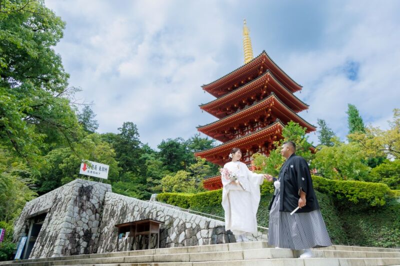 10/1~10/31撮影【特典付✨早割22,000円OFF‼️88,000円】和装壱点プラン◇高幡不動+正座ポーズ 1着100枚