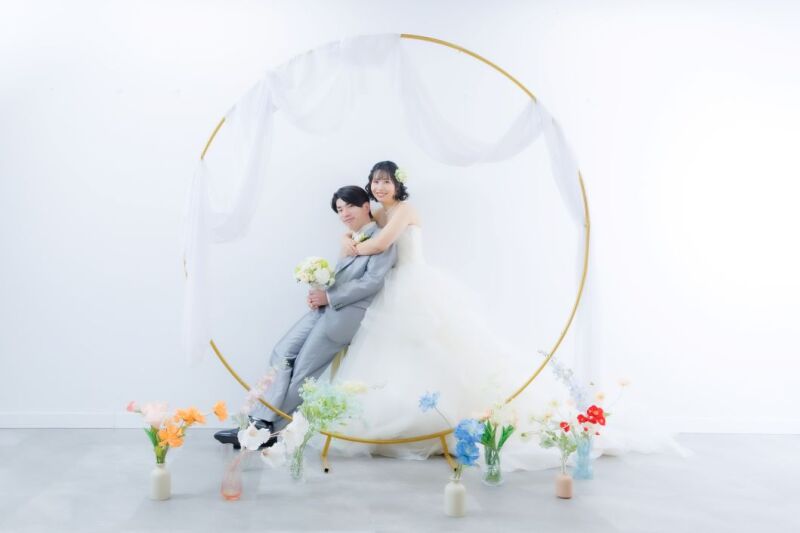 【1月撮影限定！】45,000円 ➡ 40,000円♡スタジオ洋装壱点プラン／データ80枚／洋装1着／ウェルカムボード付き♡