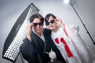 【11/26～12/29限定】ウェルカムボード付き♡『スタジオ壱点プラン』データ80枚+お好きな和装1着＋新婦ヘア＆メイク付き