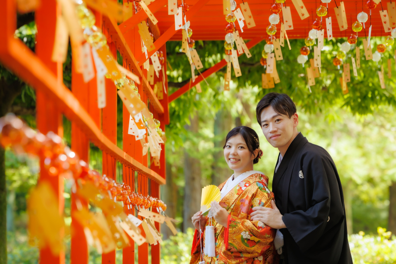 10/1~10/31撮影 ≪早割22,000円OFF‼️≫和装弐点プラン◇日本庭園やコスモス『昭和記念公園』+スタジオ 新婦2着