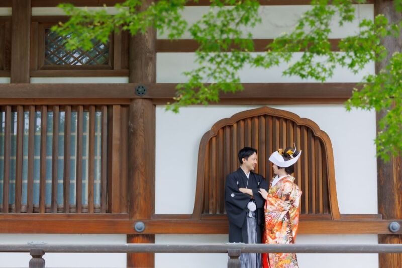 12月平日モニター撮影募集✨普済寺+スタジオ『68,000円プラン』和装2着/150カット/太鼓橋や回廊に入っての撮影が可能♡