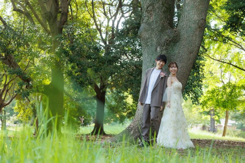 持込み衣裳や私服で撮影♡昭和記念公園 移動費込み/新婦美容込み/プランから値上がり無しの