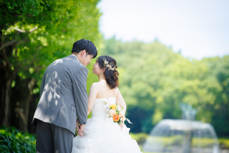オールシーズン一律90,000円‼️ドレス1点◇昭和記念公園のスポット1箇所で撮影◇100カット/期間限定で選べる特典付