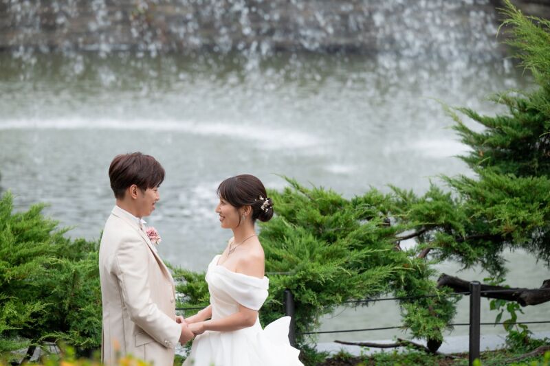 【昭和記念公園】ロケーション洋装1点プラン★洋装1着・ヘアメイク・データ130カット付♡¥90,000