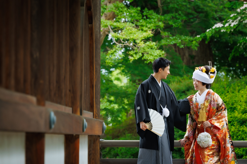 『ロケスタ和洋』93,000円✨和洋弐点：洋装→スタジオ・和装→お寺　衣裳2着／100カット