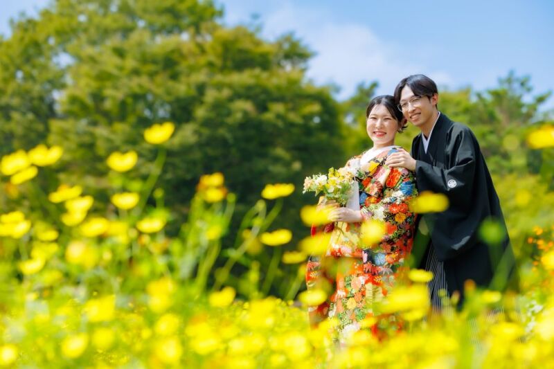 【5大特典付き】7/1~9/29サマーキャンペーン✨和装弐点プラン「日本庭園」+スタジオ 新婦様和装2着/データ230枚