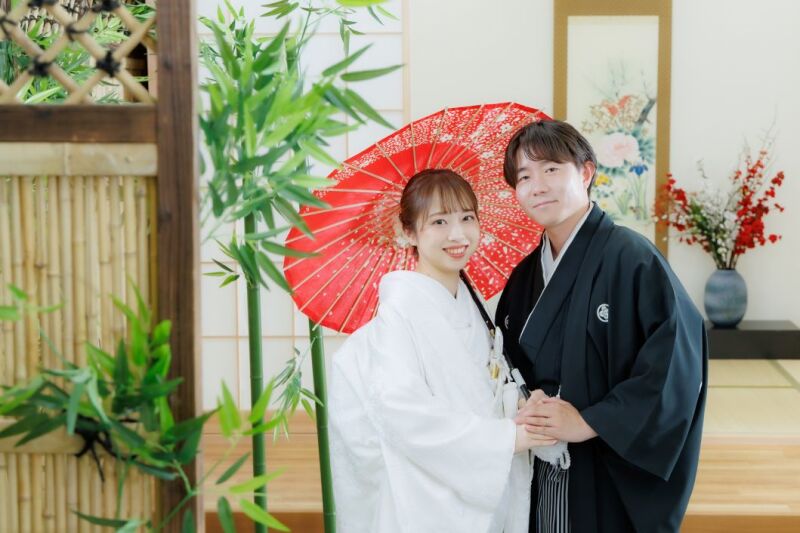 【1/4～1/15までの撮影限定】　庭園＋スタジオ撮影♡『68,000円プラン』　衣裳２着＋新婦ヘアメイク＋データ150枚