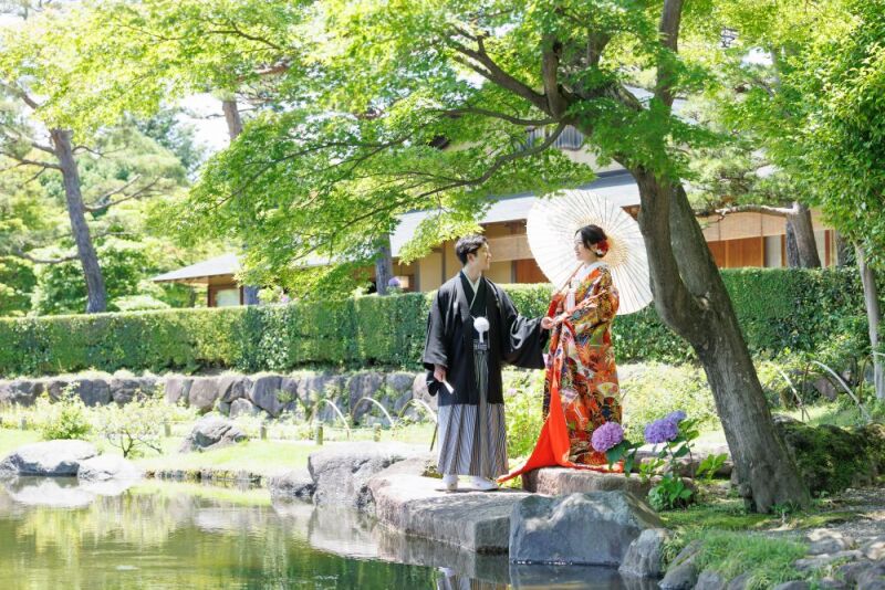 【紫陽花campaign☆22,000円OFF】和装弐点 ≪スタジオ＆紫陽花≫選べる特典：土日祝日料金無料orウェルカムボード✨