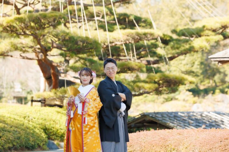 ✨指定日限定お年玉プラン✨『日本庭園+スタジオ』　68,000円　和装2着【アルバムorウェルカムボード付き！】