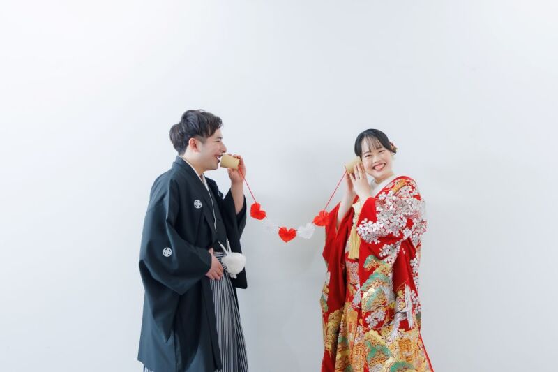 【2月3月撮影】スタジオ和装弐点プラン 63,000円➡58,000円♡5,000円OFF✨/和装2着/衣裳差額無し♪