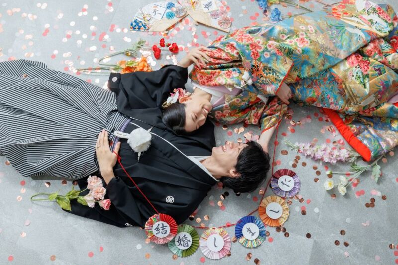 5,000円OFF【11/20～12/29】スタジオ弐点　53,000円　和装2着／全ブースで撮影♪色味レタッチ込の全データ納品