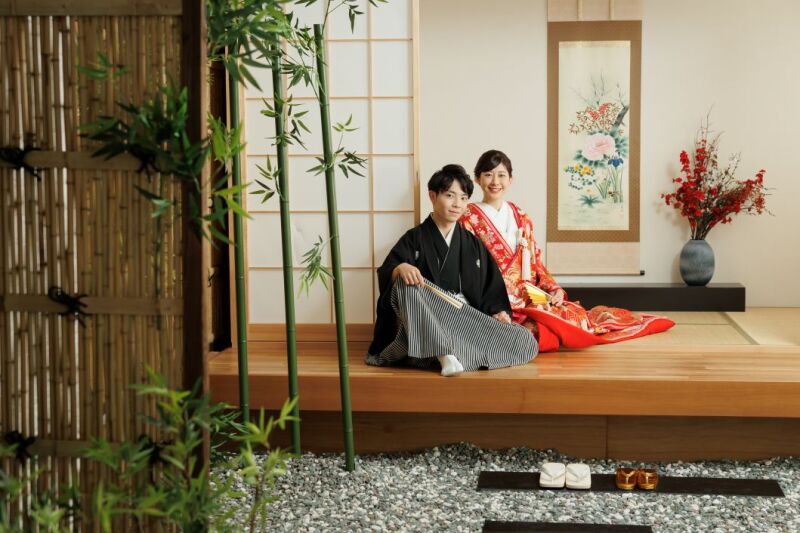 【5月13日～6月30日】和装弐点 ≪スタジオ＆昭和記念公園≫◇121,000円◇新緑や紫陽花／衣裳はどれを選んでも追加料金なし