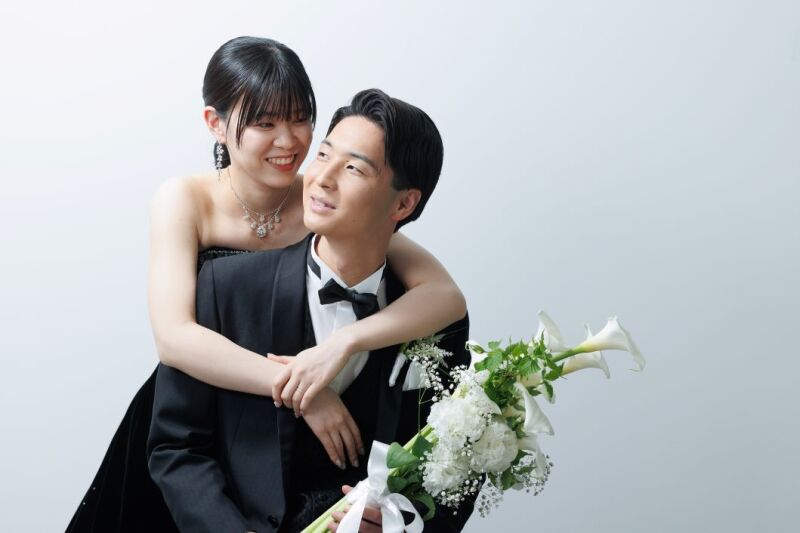 ウェルカムボード付き♡スタジオ洋装1点プラン/データ80枚/洋装1着 50,000円✨ドレス差額なし♪