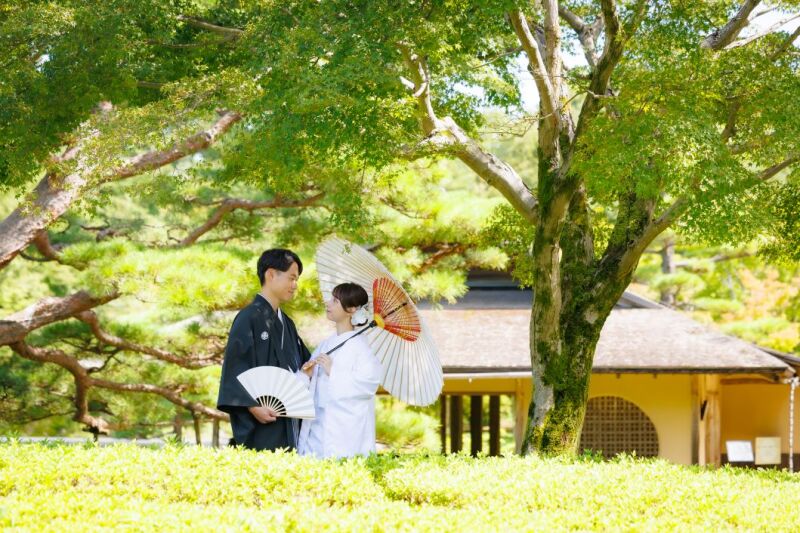 10/1~10/31撮影≪早割22,000円OFF‼️≫和装壱点プラン◇日本庭園やコスモス『昭和記念公園』和装1着130枚