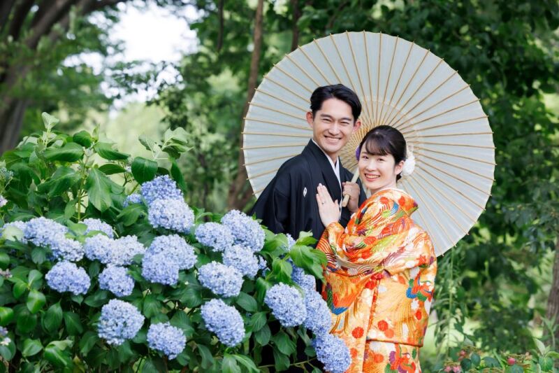 【新緑＆紫陽花campaign✨】5月6月撮影／和装弐点 ≪スタジオ＆日本庭園≫2万円OFF◇99,000円◇【期間限定！】