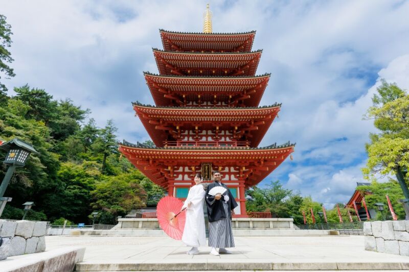 10/1~10/31【特典付✨早割22,000円OFF‼️99,000円】和装弐点プラン◇高幡不動尊+スタジオ 新婦2着200枚