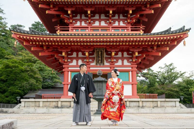 2/4～2/28の平日限定『和装壱点』110,000円➡88,000円✨　高幡不動尊+正座ショット／130枚／特典付き