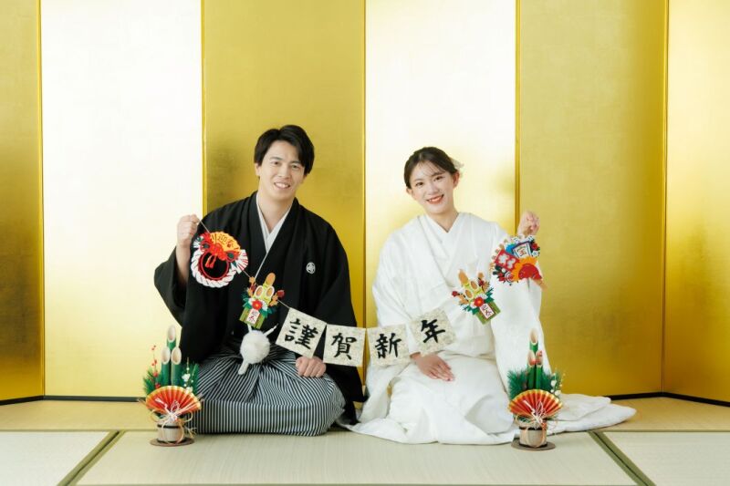 1/4～1/12限定✨お年玉プラン✨『古民家+スタジオ』　68,000円プラン　和装2着／100カット　年賀状や年始の挨拶に♪