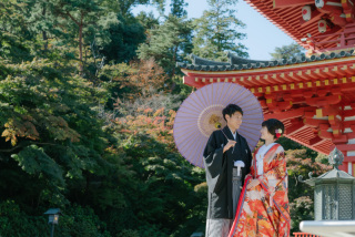 【10/1～11/25平日限定】22,000円OFF＆ウェルカムボード付き✨『和装弐点』高幡不動尊＋スタジオ　衣装2着／230枚