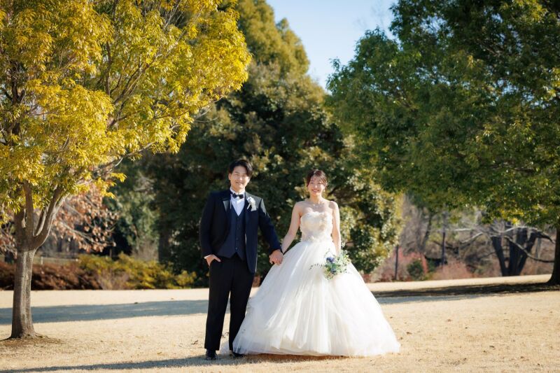 【昭和記念公園】ロケーション洋装1点プラン★洋装1着・ヘアメイク・データ130カット付♡¥90,000