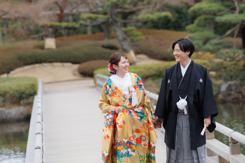 【1/4～1/15までの撮影限定】　庭園＋スタジオ撮影♡『68,000円プラン』　衣裳２着＋新婦ヘアメイク＋データ150枚