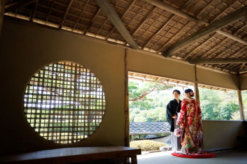 ◇5大特典付き◇7/1～8/31サマーキャンペーン✨和装壱点プラン「日本庭園」+正座ポーズ　 新婦様和装1着／データ130枚