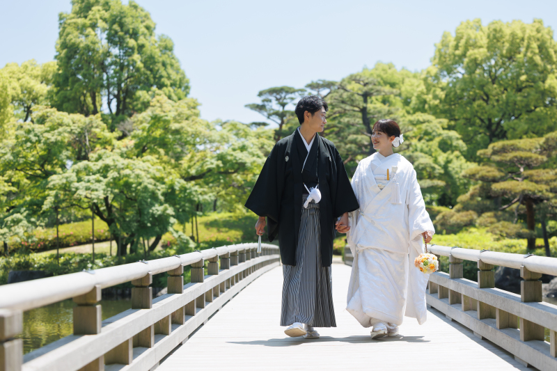 ◇5大特典付き◇7/1～8/31サマーキャンペーン✨和装壱点プラン「日本庭園」+正座ポーズ　 新婦様和装1着／データ130枚