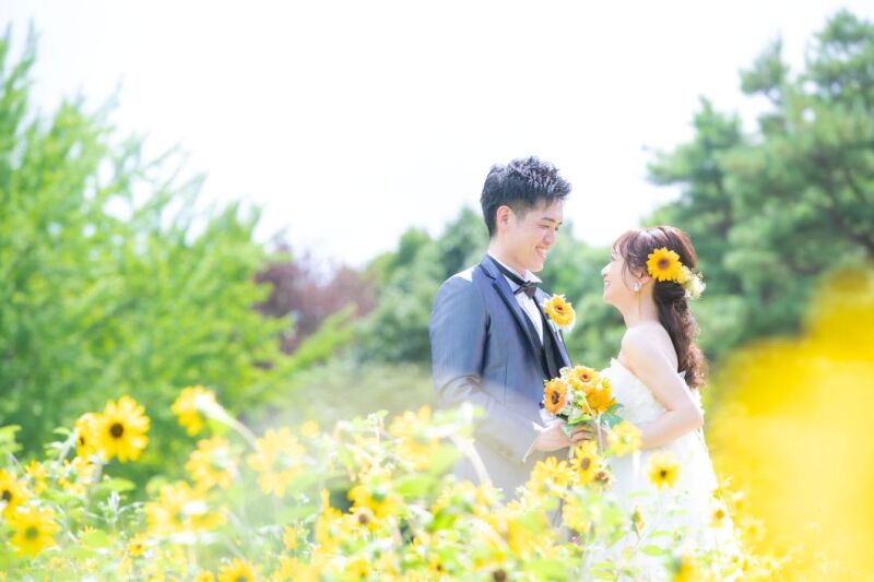 ロケ×スタ和洋2点プラン◇昭和記念公園×スタジオ93,000円◇ 100枚納品 衣裳差額なし♪
