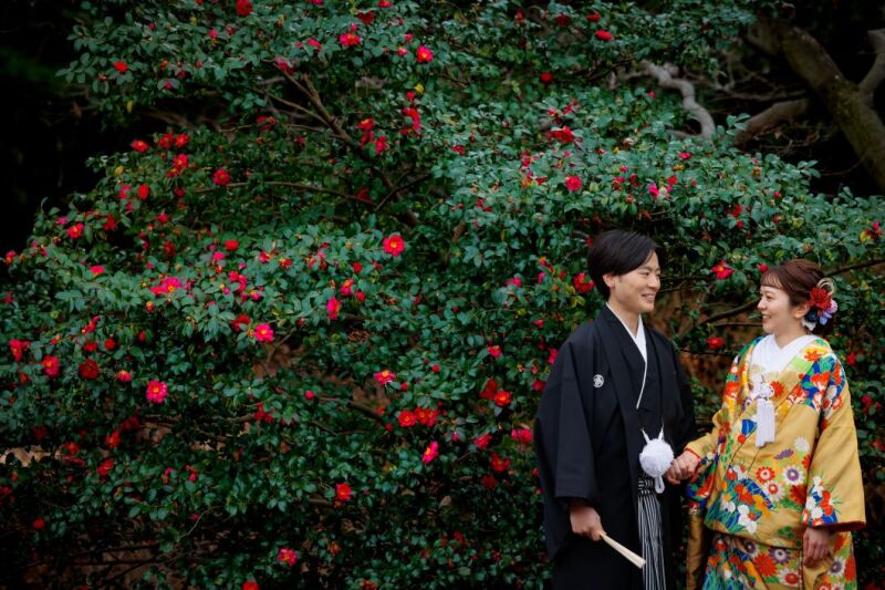 【1/4～1/15までの撮影限定】　庭園＋スタジオ撮影♡『68,000円プラン』　衣裳２着＋新婦ヘアメイク＋データ150枚