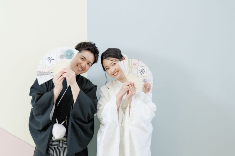 桜フォト♡3/26～4/6　和装2点プラン≪桜・菜の花&times;スタジオ≫ 230枚／新婦美容込／衣裳差額無し／移動費込み