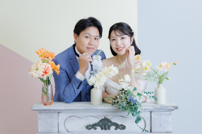 毎月10組限定価格‼️5月撮影【5,000円OFF＆選べる5大特典✨】スタジオ洋装１点50,000円➡45,000円／80カット