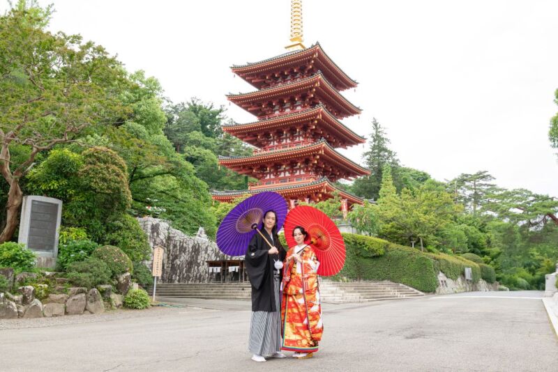 平日10組限定‼️高幡不動尊♡紫陽花フォト+洋装スタジオ◇『ロケスタ和洋』93,000円データ100枚