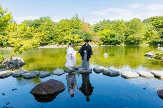 【特典付✨早割22,000円OFF‼️】9/1～10/31◇和装弐点プラン◇昭和記念公園「日本庭園」+スタジオ　新婦2着230枚