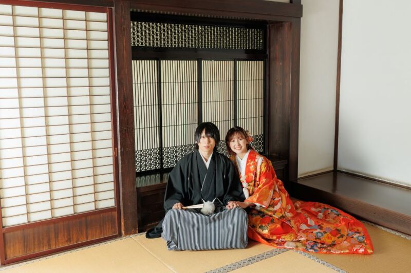 【12/1~1/31】割引&選べる特典付き‼️和洋プラン 和装→古民家+洋装→スタジオ 210枚