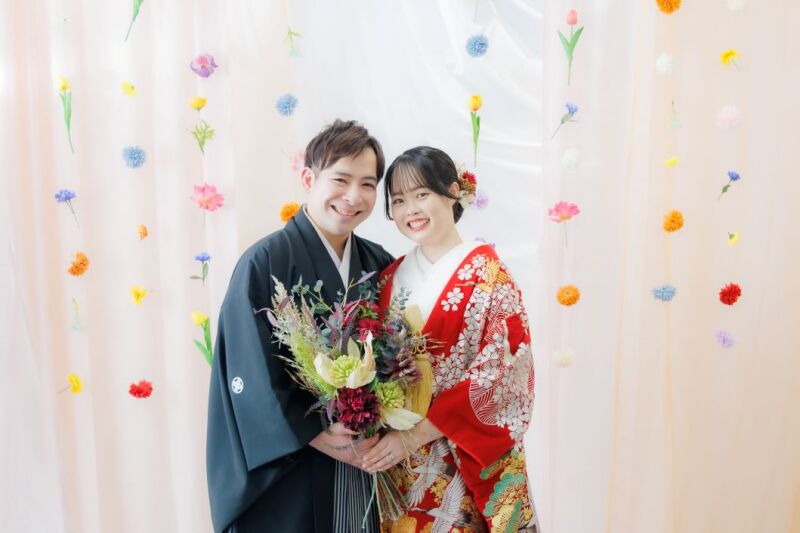 【データ＆アルバム付プラン】5/31までの撮影／選べる5大特典♡スタジオ和装1着／データ80枚／57,000円 ／毎月10組限定