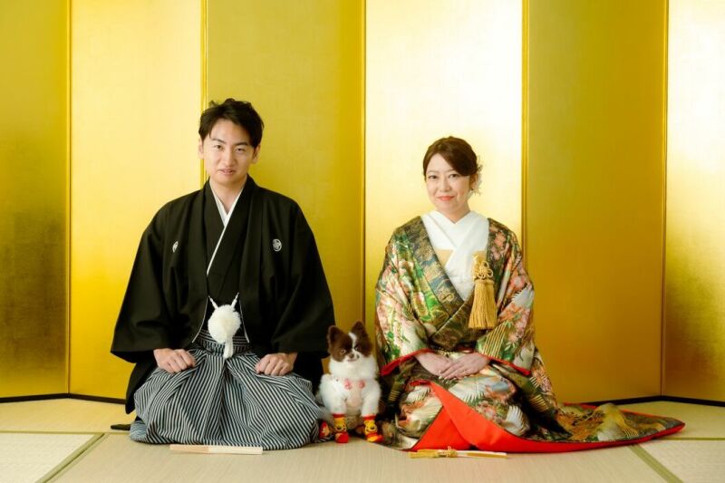 【ペットと一緒に撮影♡】 ALL込みで45000円♡4月限定の特別価格！お好きな和装1着／衣裳・美容・撮影データ込