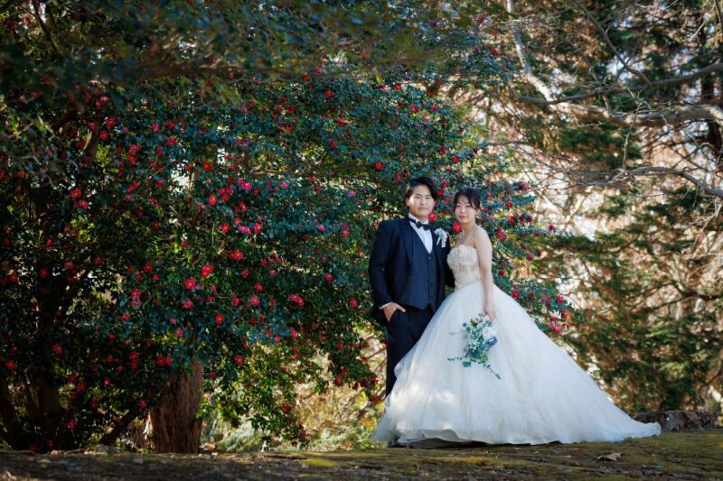 『ロケスタ和洋』93,000円✨和洋弐点プラン：昭和記念公園+スタジオ　衣裳2着／データ100カット