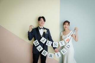 【12/1～1/31撮影】スタジオ洋装１点プラン　80枚3日後納品♡衣裳差額なしブライダルインナー等込み