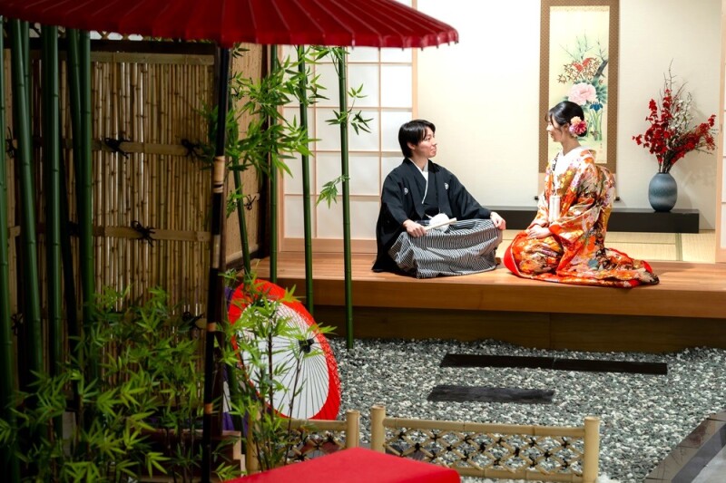 10/1~10/31撮影 ≪早割22,000円OFF‼️≫和装弐点プラン◇日本庭園やコスモス『昭和記念公園』+スタジオ 新婦2着