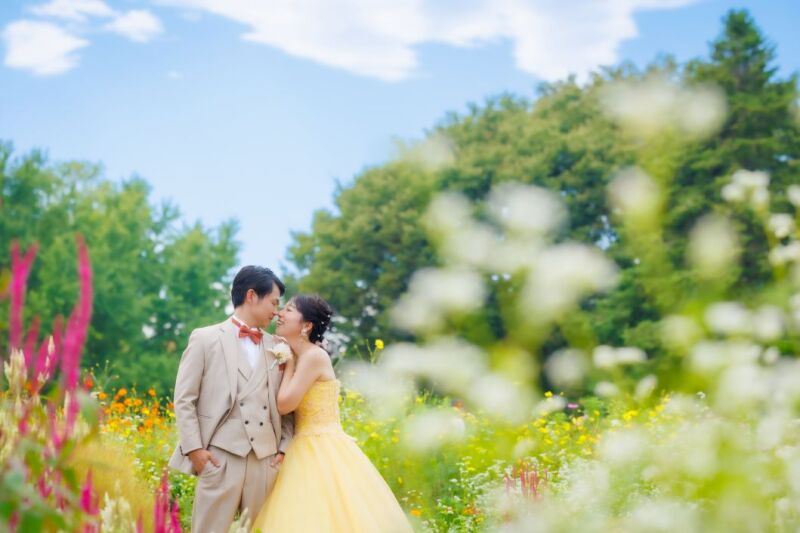 10/1~10/31撮影 【特典付✨早割22,000円OFF‼️和洋2点プラン】昭和記念公園+スタジオ(和・洋 各1着)210枚