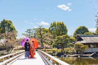 1/4～2/28撮影『和装壱点』110,000円➡88,000円✨　日本庭園＆梅+正座ショット／130枚／選べる特典付き