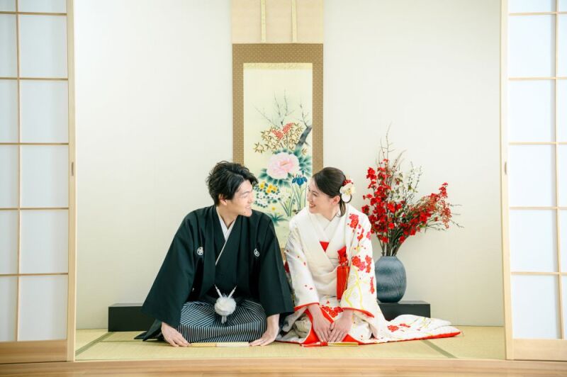 ◇5大特典付き◇7/1～8/31サマーキャンペーン✨和装壱点プラン「日本庭園」+正座ポーズ　 新婦様和装1着／データ130枚