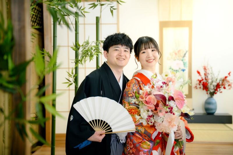 【6000円OFF＆ウェルカムボード＆5大特典✨】スタジオ和洋弐点（和洋１着ずつ）89,000円♡ 120枚／衣裳差額無し‼