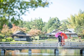【10/1～11/25】22,000円OFF＆ウェルカムボード付き✨『和装壱点』日本庭園　衣装１着／130枚