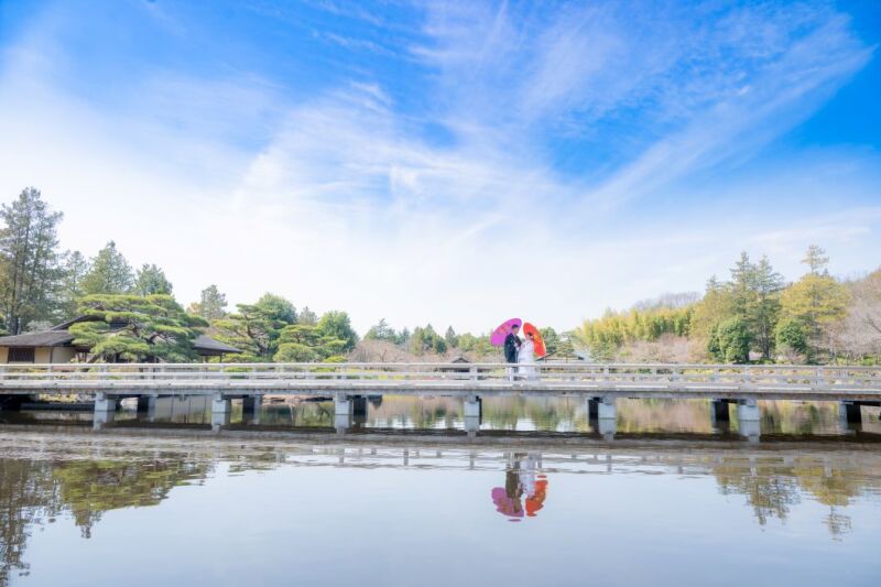 【3月15日まで】『日本庭園&times;スタジオ』和装2着75,000円！プランから値上がり無し♪ウェルカムボード付き♡